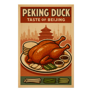 Peking Duck - Ein kulinarisches Icon von Peking Poster