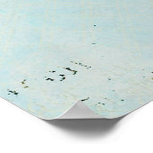 Peking Giraffe & Little Bird Art Poster (Ecke)