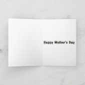 Peking Giraffen Muttertagskarte Karte (Innenseite)