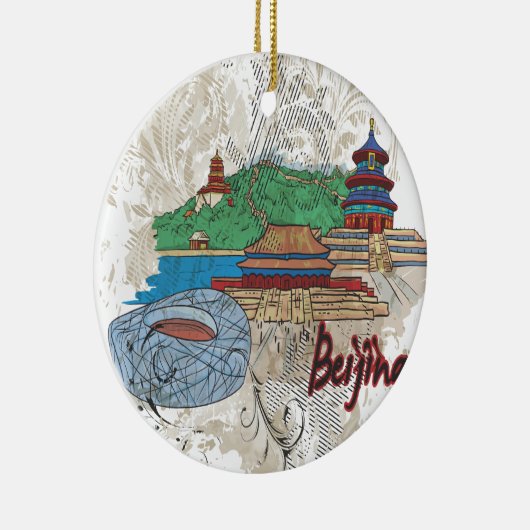 Peking Keramikornament (Rechts)