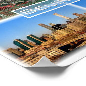 Peking - Niujie-Moschee - Große Wall-Badaling - Poster (Ecke)