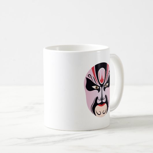 Peking-Oper-Make-up Kaffeetasse (VorderseiteRechts)