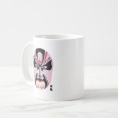 Peking-Oper-Make-up Kaffeetasse (Vorderseite Links)