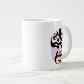 Peking Oper Make-up Zhang Fei Jumbo-Tasse (Vorderseite Rechts)