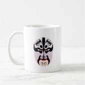 Peking Oper Make-up Zhang Fei Kaffeetasse (Links)