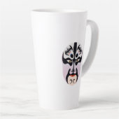 Peking Oper Make-up Zhang Fei Milchtasse (Rechte Ecke)