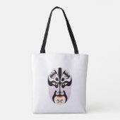 Peking Oper Make-up Zhang Fei Tasche (Rückseite)