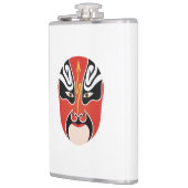 Peking Oper Make-up Zhang He Flachmann (Links)