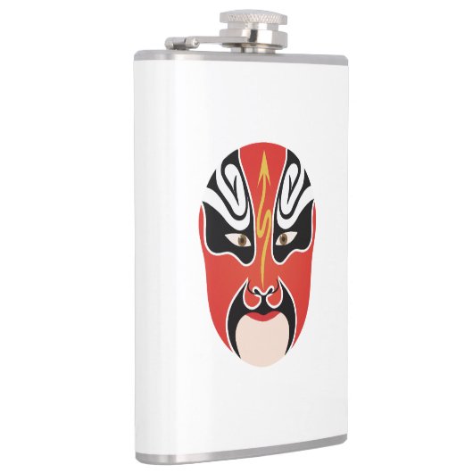 Peking Oper Make-up Zhang He Flachmann (Rechts)