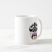 Peking-Oper-Schminke Zhang Fei Kaffeetasse (VorderseiteRechts)
