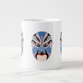 Peking Opernschminke Lu Meng Jumbo-Tasse (Vorderseite)