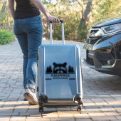 Peking-Raccoon-Personalisierte Postfachadresse Aufkleber (Koffer Insitu)