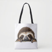 Peking Sloth Tote Bag Tasche (Vorderseite)