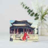 Peking Sommerpalast Pavillons pagoda Postkarte (Stehend Vorderseite)