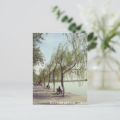 Peking Sommerpalast See und Bäume Postkarte (Stehend Vorderseite)