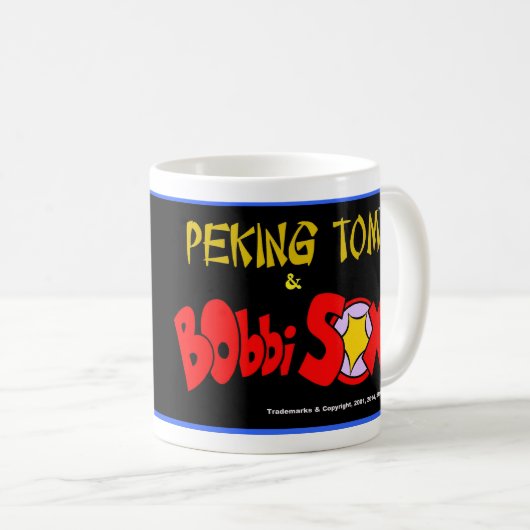 Peking Tom u. Bobbi Sox-Tasse Kaffeetasse (VorderseiteRechts)