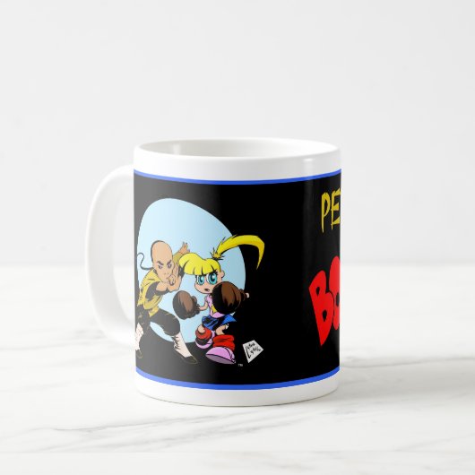 Peking Tom u. Bobbi Sox-Tasse Kaffeetasse (Vorderseite Links)
