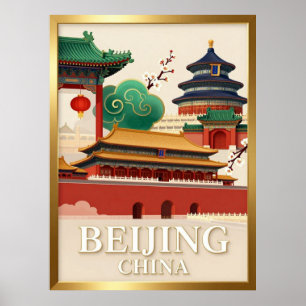 Peking Verbotene Stadt Historisches China Poster
