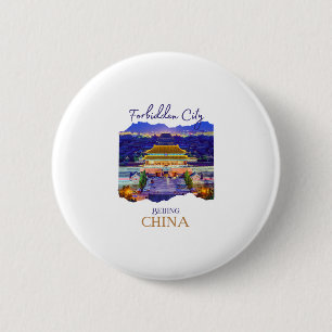Pekinger Stadt Verbotene China Souvenir Männer Jun Button