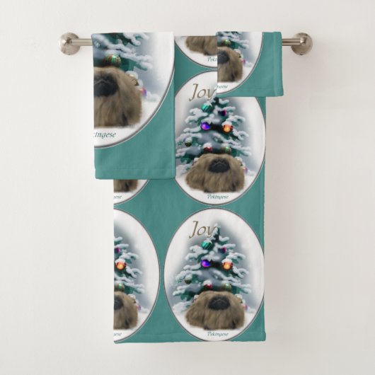 Pekinger Weihnachten Badhandtuch Set (Insitu)