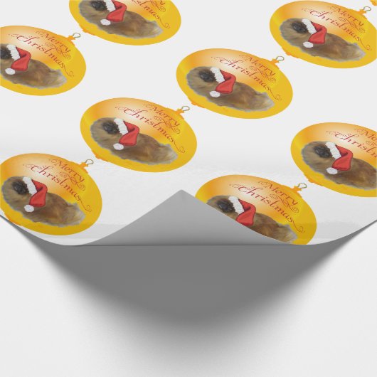 Pekinger Weihnachten Geschenkpapier (Ecke)