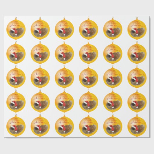 Pekinger Weihnachten Geschenkpapier (Flach)