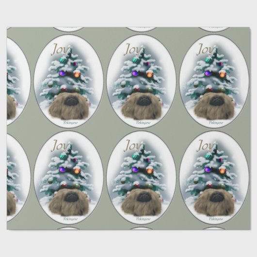 Pekinger Weihnachten Geschenkpapier (Flach)