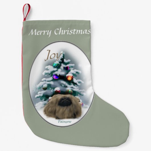Pekinger Weihnachten Kleiner Weihnachtsstrumpf (Vorderseite)