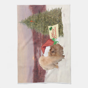 Pekinger Weihnachten Küchentuch