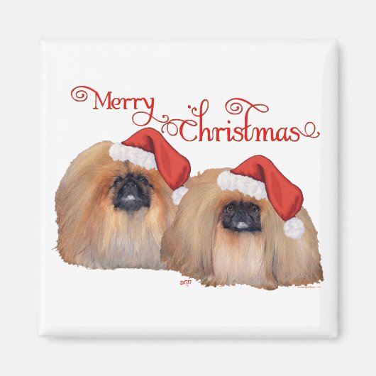 Pekinger Weihnachten Magnet (Vorne)
