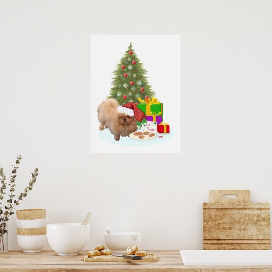 Pekinger Weihnachten Poster (Küche)