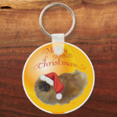 Pekinger Weihnachten Schlüsselanhänger (Vorderseite)