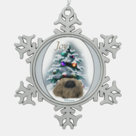 Pekinger Weihnachten Schneeflocken Zinn-Ornament