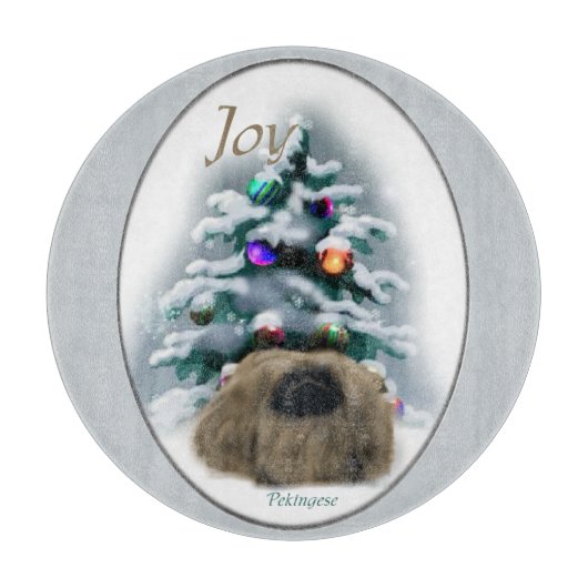 Pekinger Weihnachten Schneidebrett (Vorderseite)