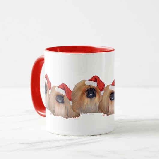 Pekinger Weihnachten Tasse (Vorderseite Links)