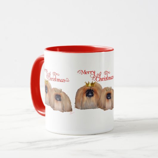 Pekinger Weihnachten Tasse (Vorderseite Links)