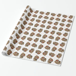 Pekinger Weihnachtsgruppe Geschenkpapier