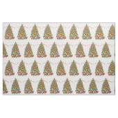 Pekinger Weihnachtsgruppe Stoff (Yard (91,4 cm))