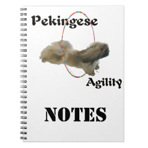 Pekingese Agilität Notizblock