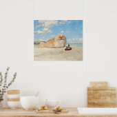 Pekingese am Meer Poster (Küche)