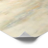 Pekingese an der Küste Poster (Ecke)