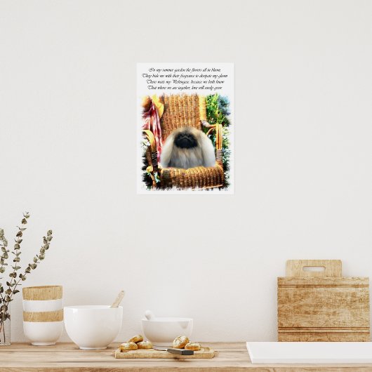 Pekingese Art Print Poster (Küche)