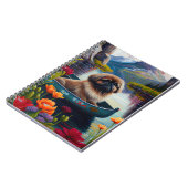 Pekingese auf dem Paddle: Ein Landschaftliches Abe Notizblock (Linke Seite)