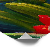 Pekingese auf dem Paddle: Ein Landschaftliches Abe Poster (Ecke)