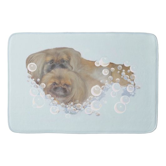 Pekingese Bath Time Badematte (Vorderseite)