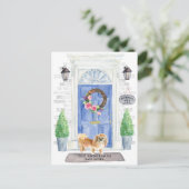 Pekingese Bewegungshinweis Postkarte (Stehend Vorderseite)