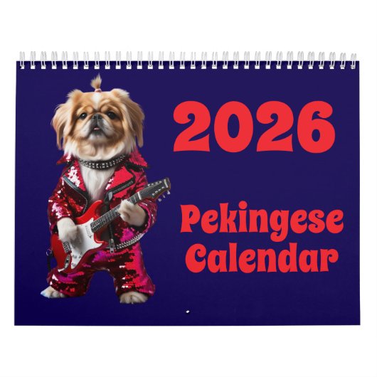 Pekingese Calendar Kalender (Titelbild)