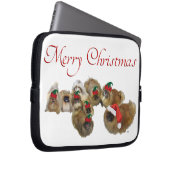 Pekingese Celebrate Christmas Laptopschutzhülle (Vorne Rechts)