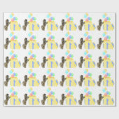 Pekingese Celebration Balloons Geschenkpapier (Flach)
