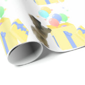 Pekingese Celebration Balloons Geschenkpapier (Rolleneckpunkt)